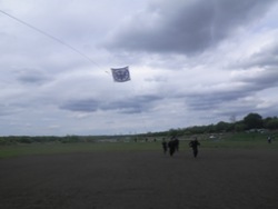 恒例の社内凧揚げを開催しました。